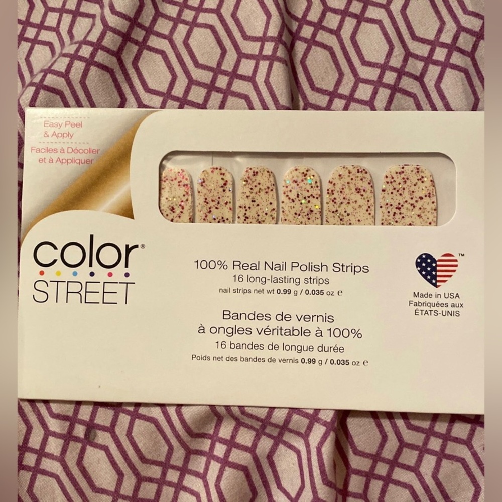 ColorStreet NailPolish Strips “Pink Peppercorn”